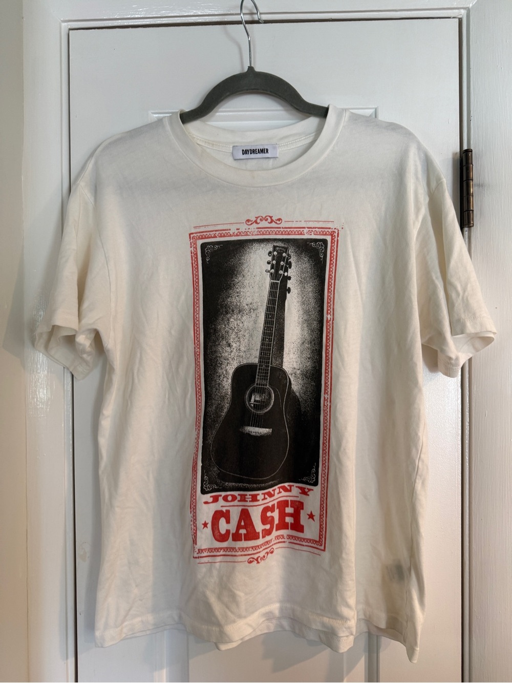 Johnny Cash Graphic T-Shirt - White